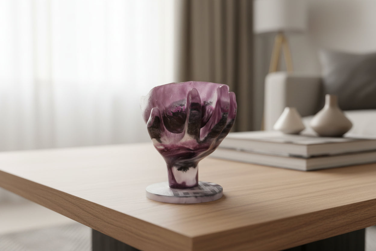 Création  - Porte bougie / Cendrier - Minérale (à partir de 19.90€)