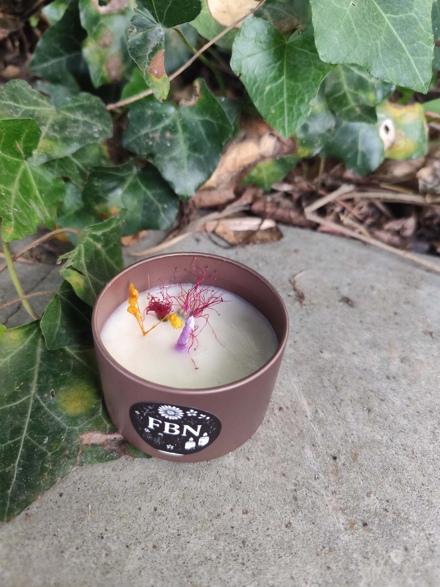 Bougie coulée - Savon de Marseille